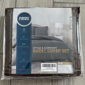Dark Brown Duvet Cover Set